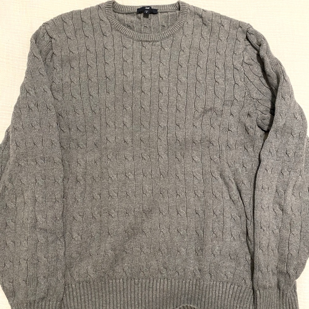 Gray Knit Sweater from GAP